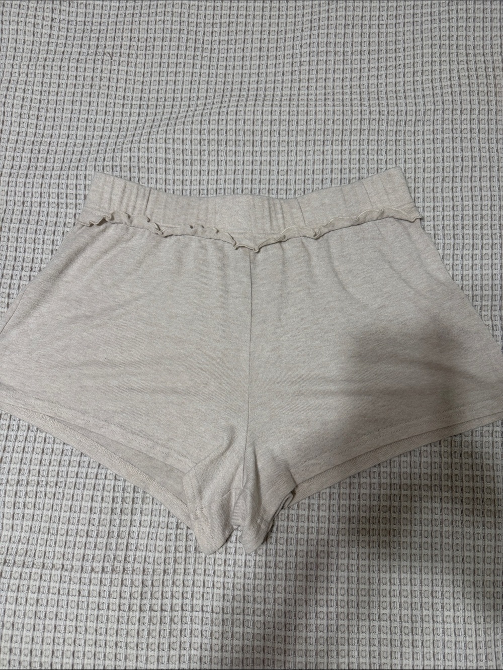 Everyday Soft Knit Women's Lounge Shorts in Beige